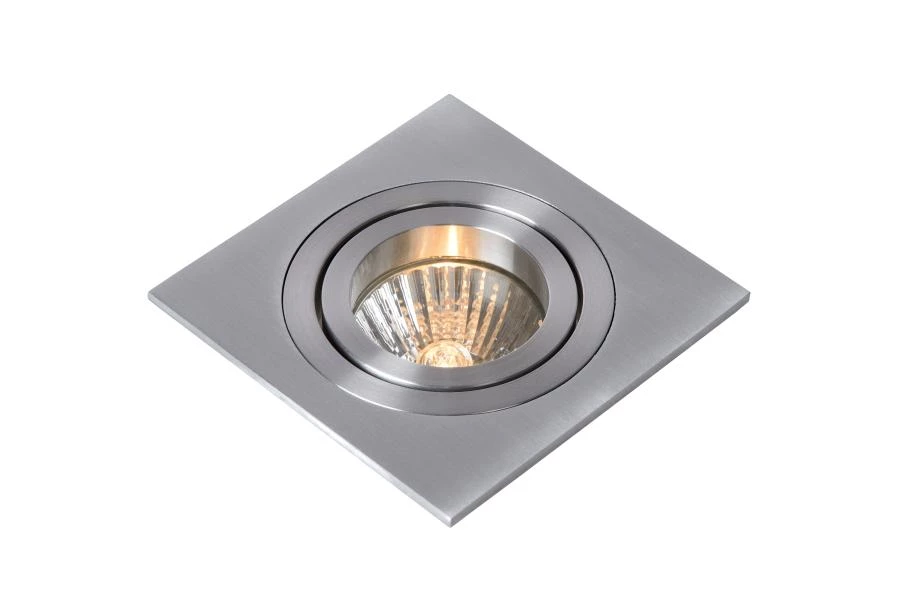 Lucide TUBE - Recessed spotlight - 1xGU10 - Satin Chrome - detail 3